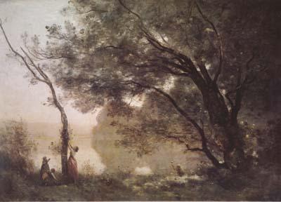 Jean Baptiste Camille  Corot Souvenir de Mortefontaine (mk11) oil painting image